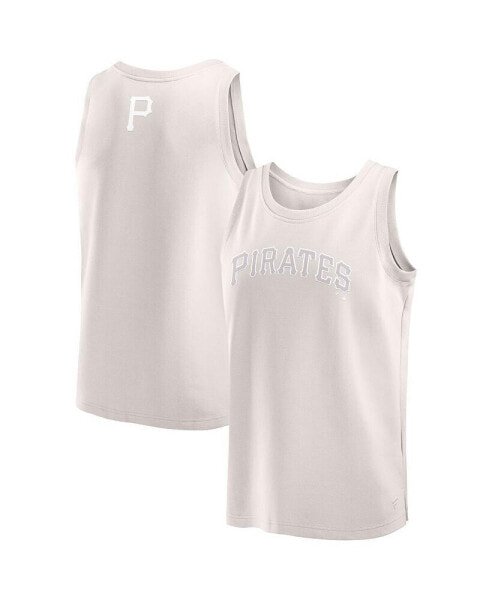 Men's Cream Pittsburgh Pirates Elements Tank Top