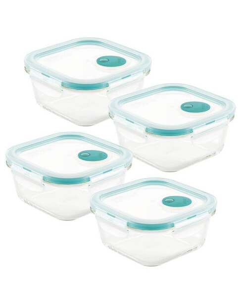 Purely Better™ Vented 8-Pc. Glass Food Storage Containers, 17-Oz.