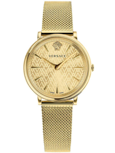 Часы Versace V Circle Ladies Watch 38 mm 5ATM
