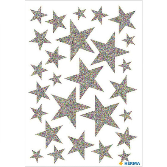 BANDAI Sticker Magic Stars Silver. Glittery