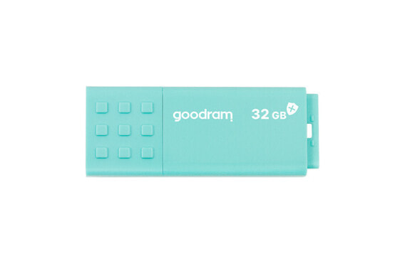 GoodRam UME3 - 32 GB - USB Type-A - 3.2 Gen 1 (3.1 Gen 1) - 60 MB/s - Cap - Turquoise