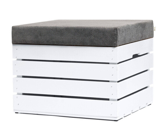 Sitzhocker mit Stauraum WHITE