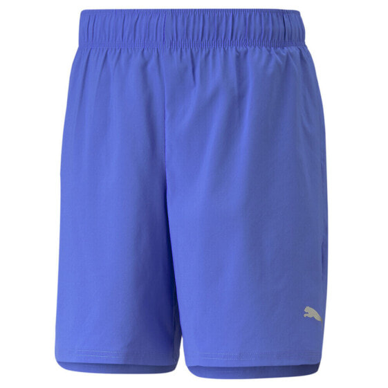 Puma Run Fav 2In1 Shorts Mens Blue Casual Athletic Bottoms 52135192