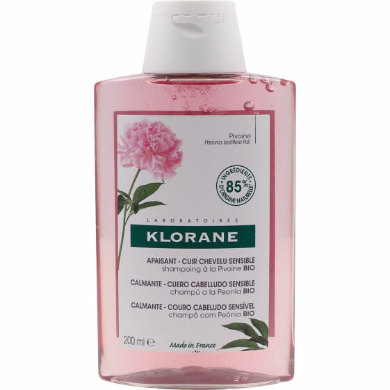 Klorane Soothing and Anti-Irritant Shampoo Успокаивающий шампунь с экстрактом пиона 200 мл.