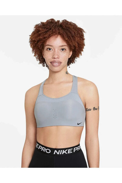 Спортивный бюстгальтер Nike Alpha Женский Высокая поддержка Ключевой отверстие