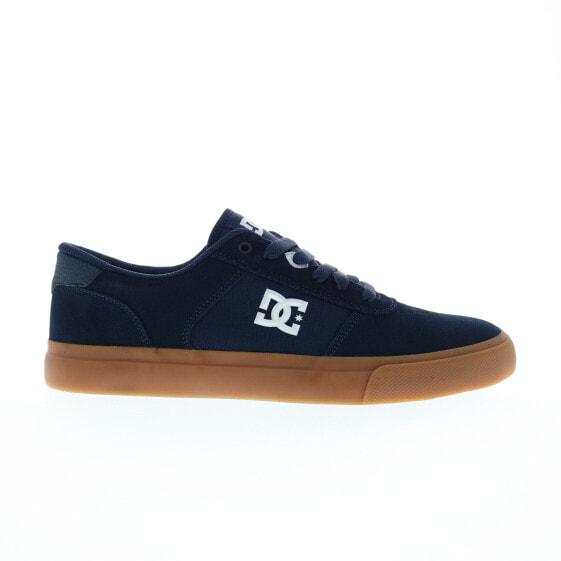 DC Teknic ADYS300763-NA0 Mens Blue Suede Skate Inspired Sneakers Shoes