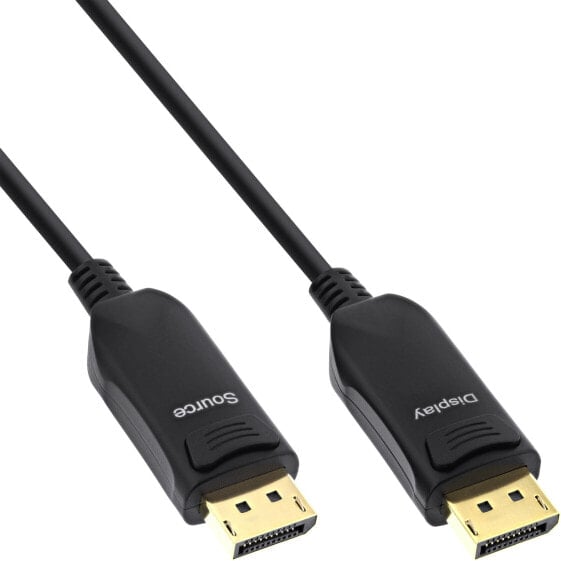 InLine DisplayPort 1.4 AOC Cable - 8K4K - black - 50m