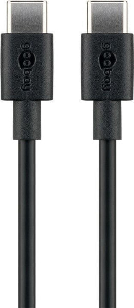 Wentronic USB C Kabel 1.0 m schwarz - Cable - Digital
