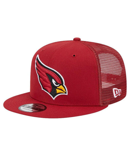 Men's Cardinal Arizona Cardinals Main Trucker 9FIFTY Snapback Hat