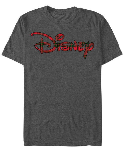 Men's Disney Holiday Logo Short Sleeves T-shirt