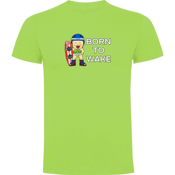 KRUSKIS Born To Wake Short Sleeve T-shirt short sleeve T-shirt