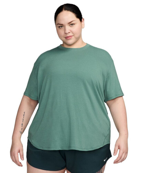 Plus Size One Relaxed Dri-FIT Shorts-Sleeve Top