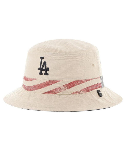 Men's Khaki Los Angeles Dodgers Glory Daze Bucket Hat