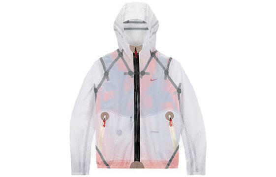 Nike ISPA 系列 Fog Inflate Jacket 机能充气科技连帽夹克外套 男款 白色 / Куртка Nike ISPA Fog AO0815-100