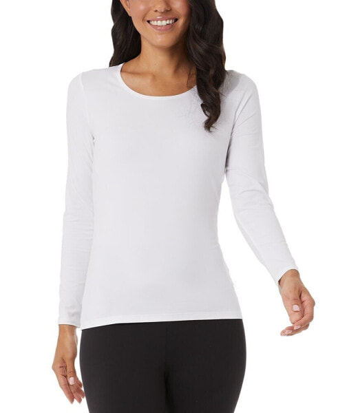 Women's Scoop-Neck Long-Sleeve Top