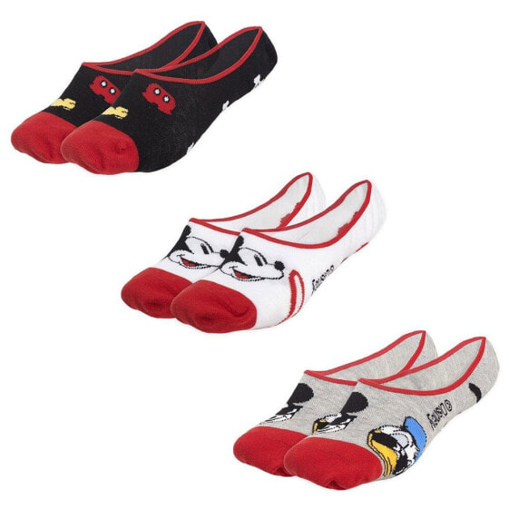 CERDA GROUP Mickey no show socks 3 Pairs