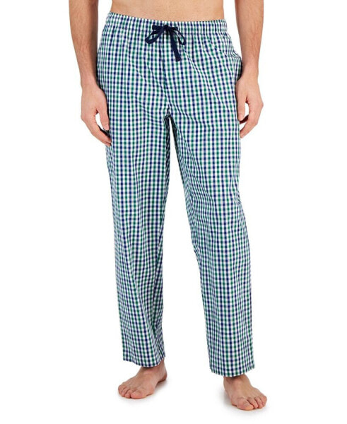 Men's Regular-Fit Gingham Check Pajama Pants, Created for Macy's