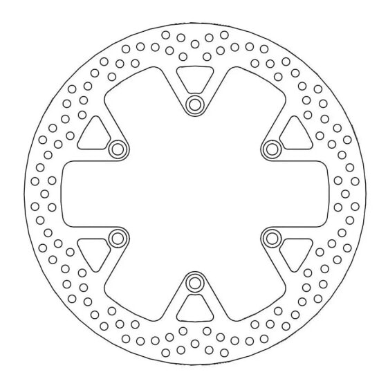 MOTO-MASTER Round Honda/Triumph 110560 Left&Right front brake disc