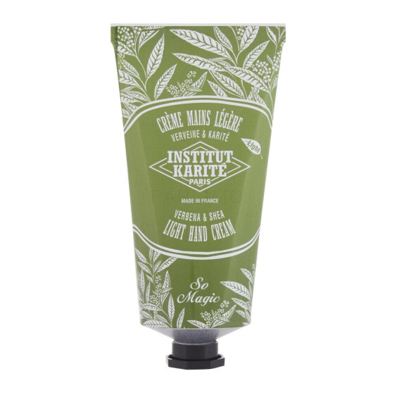 Institut Karité Light Hand Cream Verbena & Shea 75 ml handcreme für Frauen