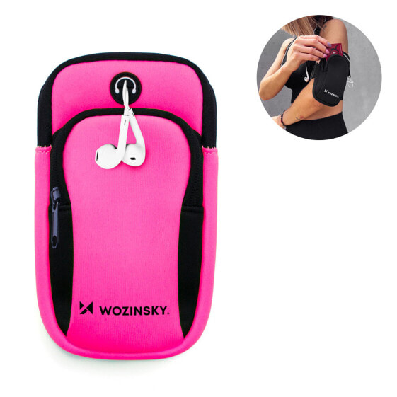 Опаска на руку для телефона для бега Wozinsky WABPI1 розовая