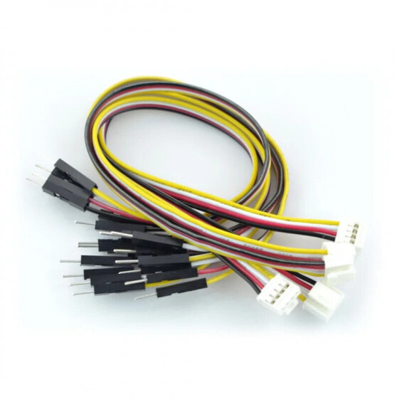 Grove - a set of 5 wires 4-pin 2mm - male cables 2.54mm/20cm