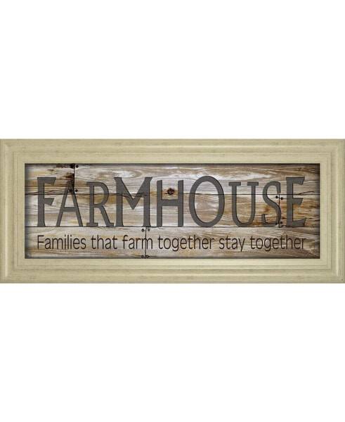 Farmhouse by Cindy Jacobs Framed Print Wall Art, 18" x 42"