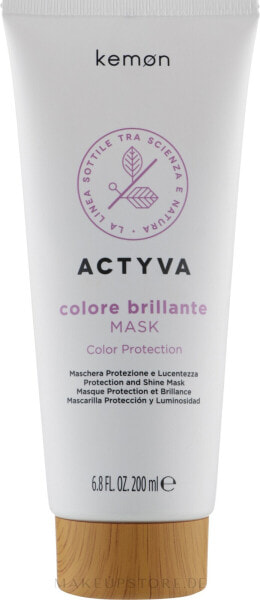 Haarmaske für coloriertes Haar - Kemon Actyva Colore Brillante Mask 200 ml