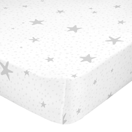 Fitted sheet HappyFriday BASIC KIDS Grey 90 x 200 x 32 cm