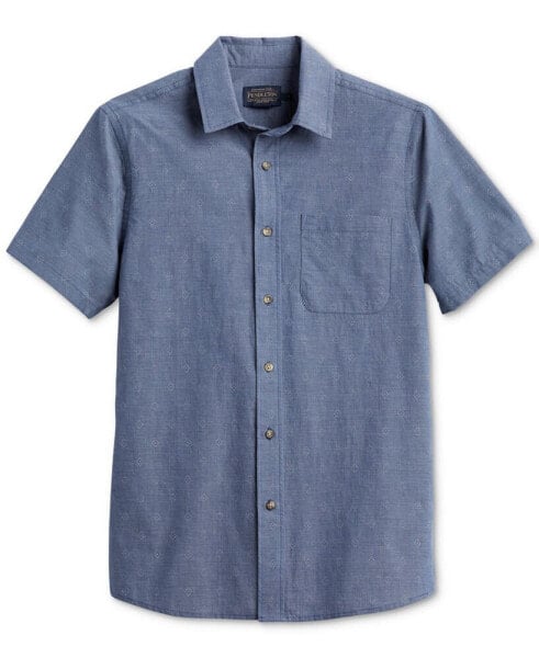 Men's Colfax Chambray Short Sleeve Button-Front Shirt