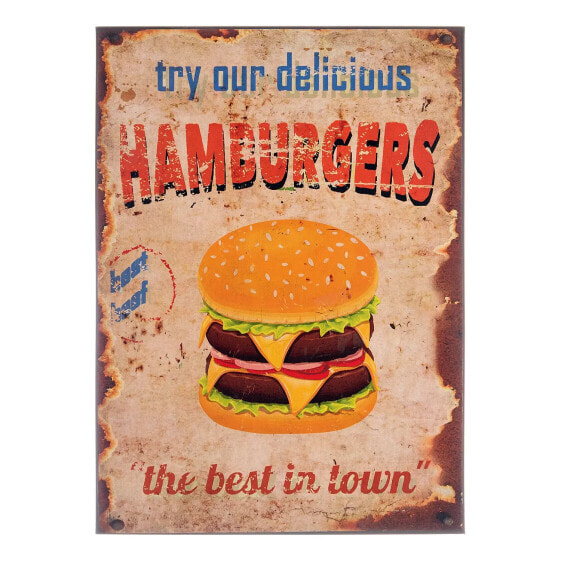 Schild Hamburgers