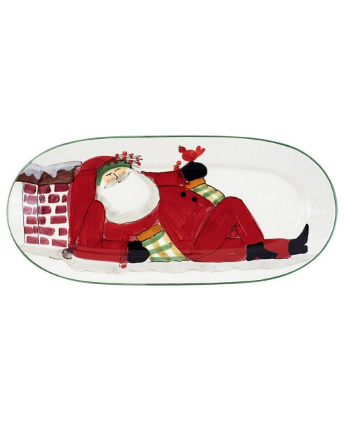 Old St. Nick Small Oval Platter