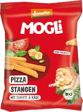 Kindersnack Pizza Stangen mit Käse und Olivenöl, 75 g