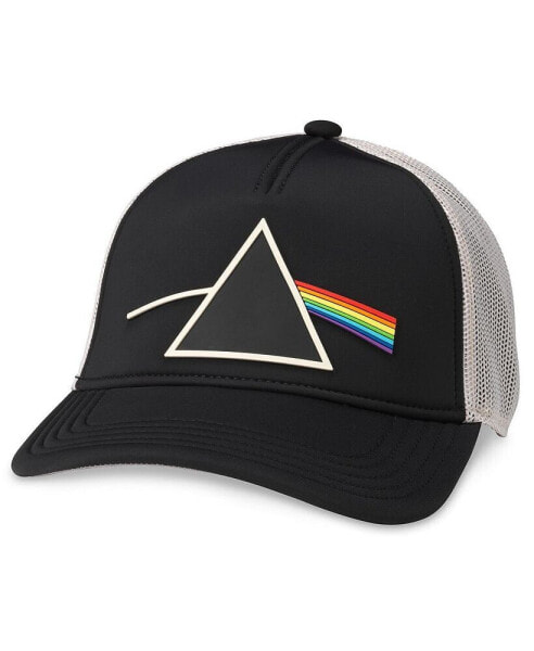 Men's Black, Natural Pink Floyd Riptide Valin Trucker Adjustable Hat