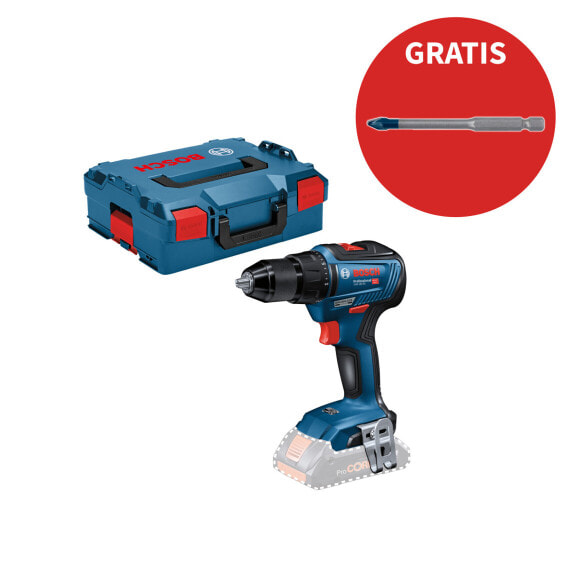 Bosch Akku-Bohrschrauber GSR 18V-55 Solo in L-Boxx gratis EXPERT HardCeramic Bohrer