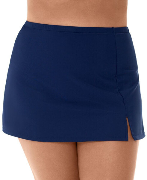 Купальник Swim Solutions plus Size Swim Skirt, созданный для Macy's
