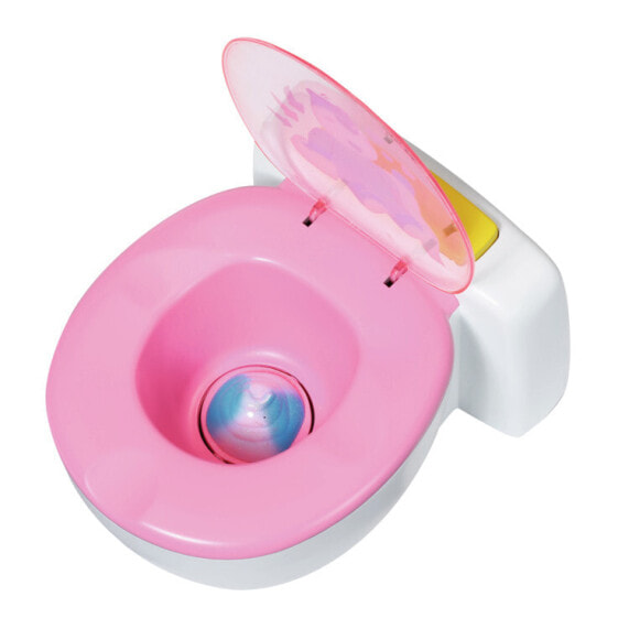 Zapf BABY born Bath Poo-PooToilet - Doll toilet - 3 yr(s) - Pink,White - Baby doll - BABY born - Plastic