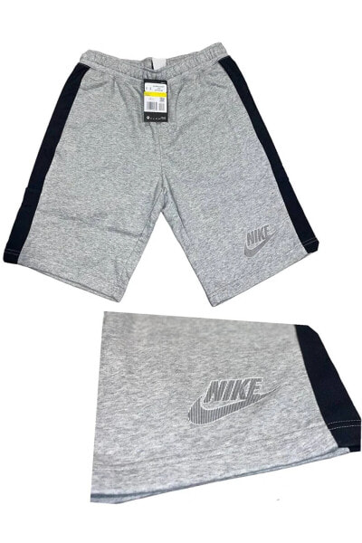 Hybrid Grey Fleece Summer Şort D07233-063