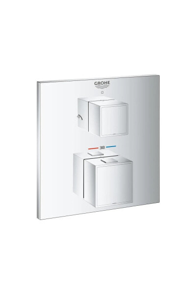 Grohtherm Cube Termostatik Banyo Duş Bataryası 2 Çıkışlı Divertörlü- 24154000