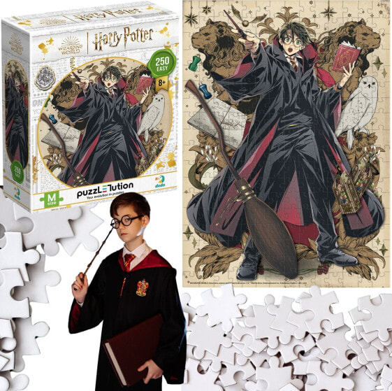 Dodo Puzzle "Harry Potter" Dla Całej Rodziny Wysoka Jakość 250 Elementów Wiek 8+