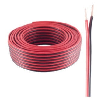 ShiverPeaks Basic-S - Copper-Clad Aluminium (CCA) - 10 m - Black - Red