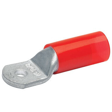 Klauke 605R8 - Tubular ring lug - Tin - Straight - Red,Silver - Polyamide (PA) - 35 mm²