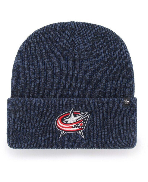 Men's Navy Columbus Blue Jackets Brain Freeze Cuffed Knit Hat