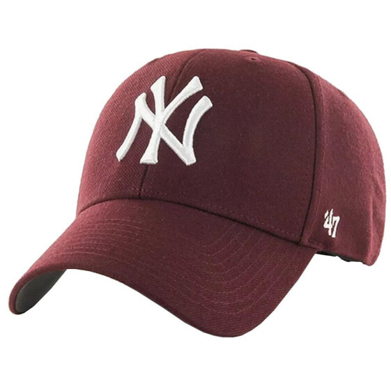 Кепка детская '47 Brand MLB NY Yankees на липучке 47 Brand Mlb New York Yankees Burgundy Детская Кепка