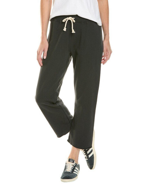 Perfectwhitetee Beach Fleece Straight Leg Sweatpant Women's Black L