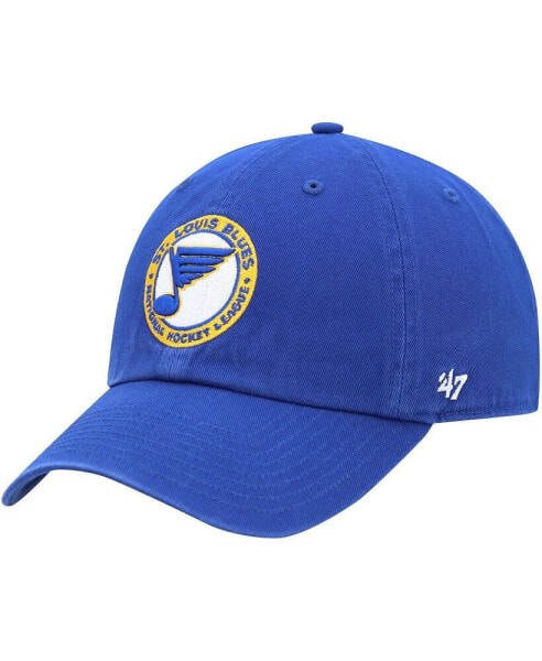 Men's Blue St. Louis Blues Clean Up Adjustable Hat