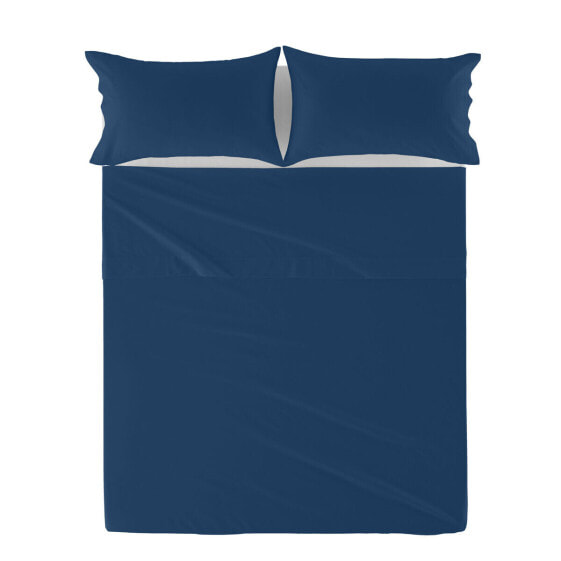 Top sheet HappyFriday Basic Navy Blue 240 x 270 cm