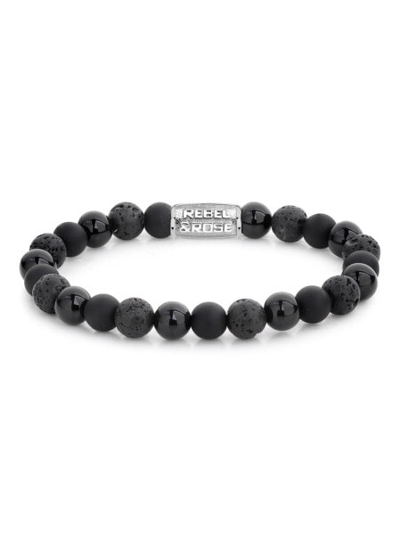 Rebel & Rose bracelet Black Rocks RR-80041-S-M men`s