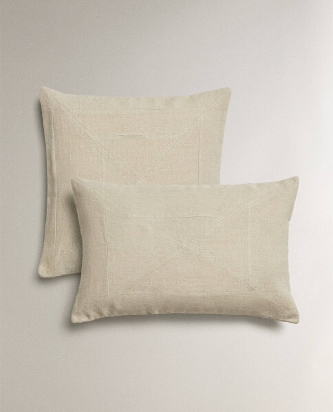 Linen cushion cover