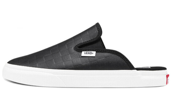 Vans Mule Sf 菱纹 一脚蹬运动拖鞋 女款 黑色 / Сандалии Vans Mule Sf VN0A4U11XB8