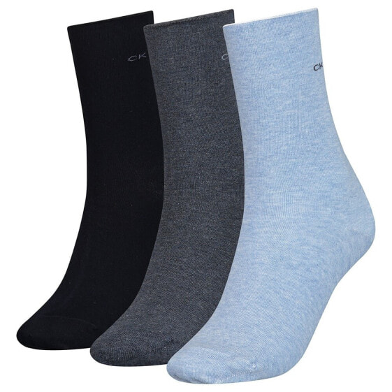 CALVIN KLEIN 701218770 crew socks 3 pairs